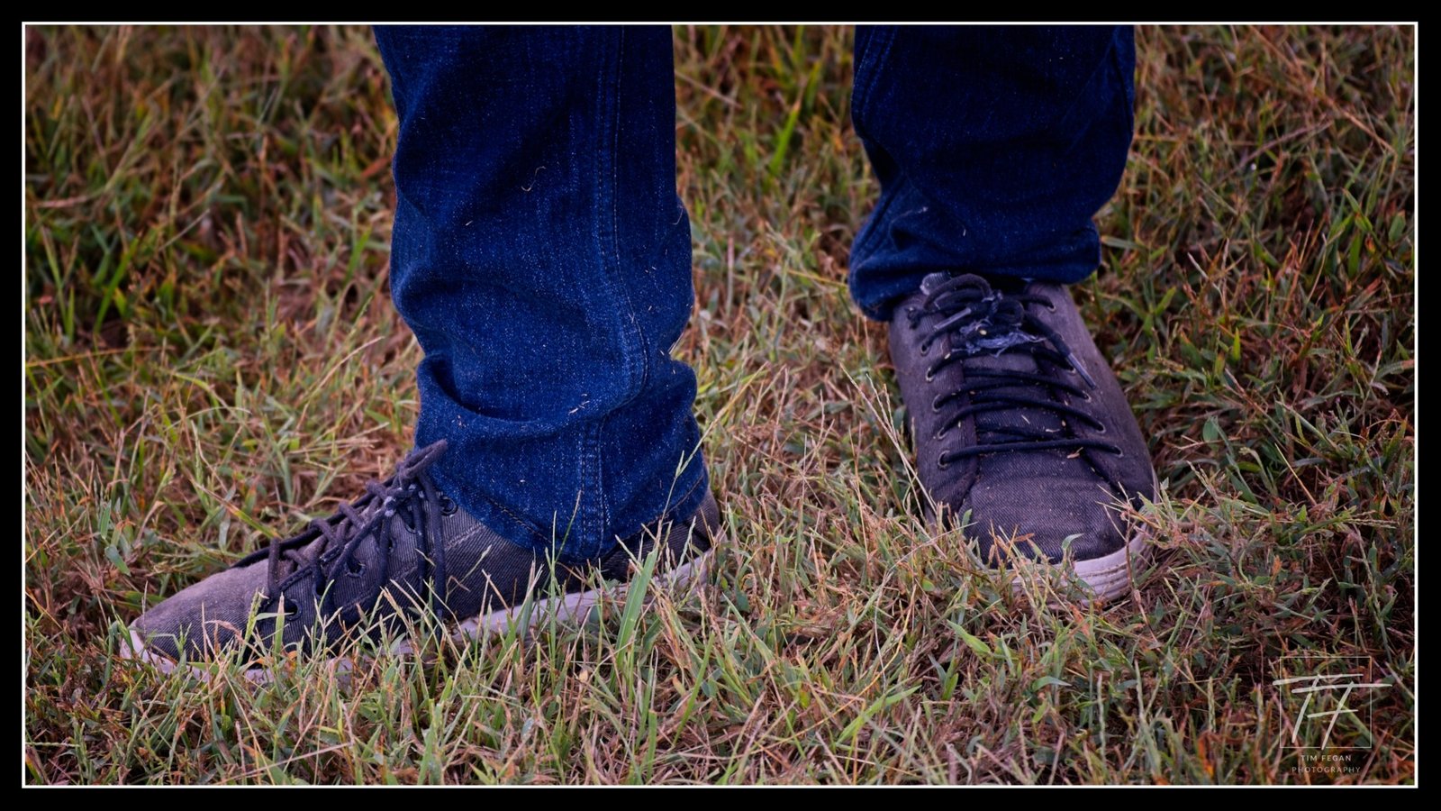 Close-up of the shoes Grant Anderson acquired with his Piper Cub